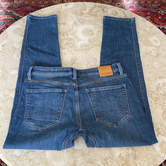 DU/ER Fireside Denim Girlfriend Jean - Lakeshore Flannel Lined - Picture 8 of 12